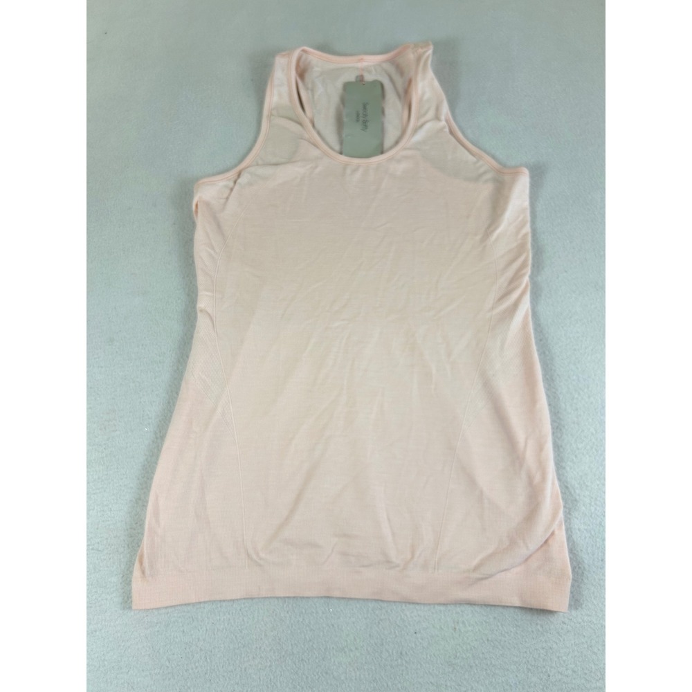 Sweaty Betty Athlete Seamless Workout Tank Top Women Large Pink Athleisure‎